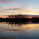 Coucher de soleil sur le Tarn